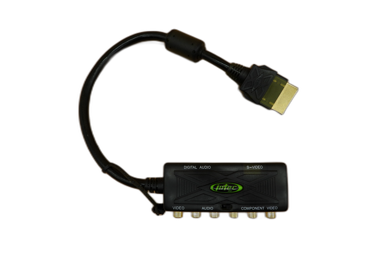 Intec Advanced AV Pack Microsoft Xbox Composite RCA, S-Video, Optical Audio!