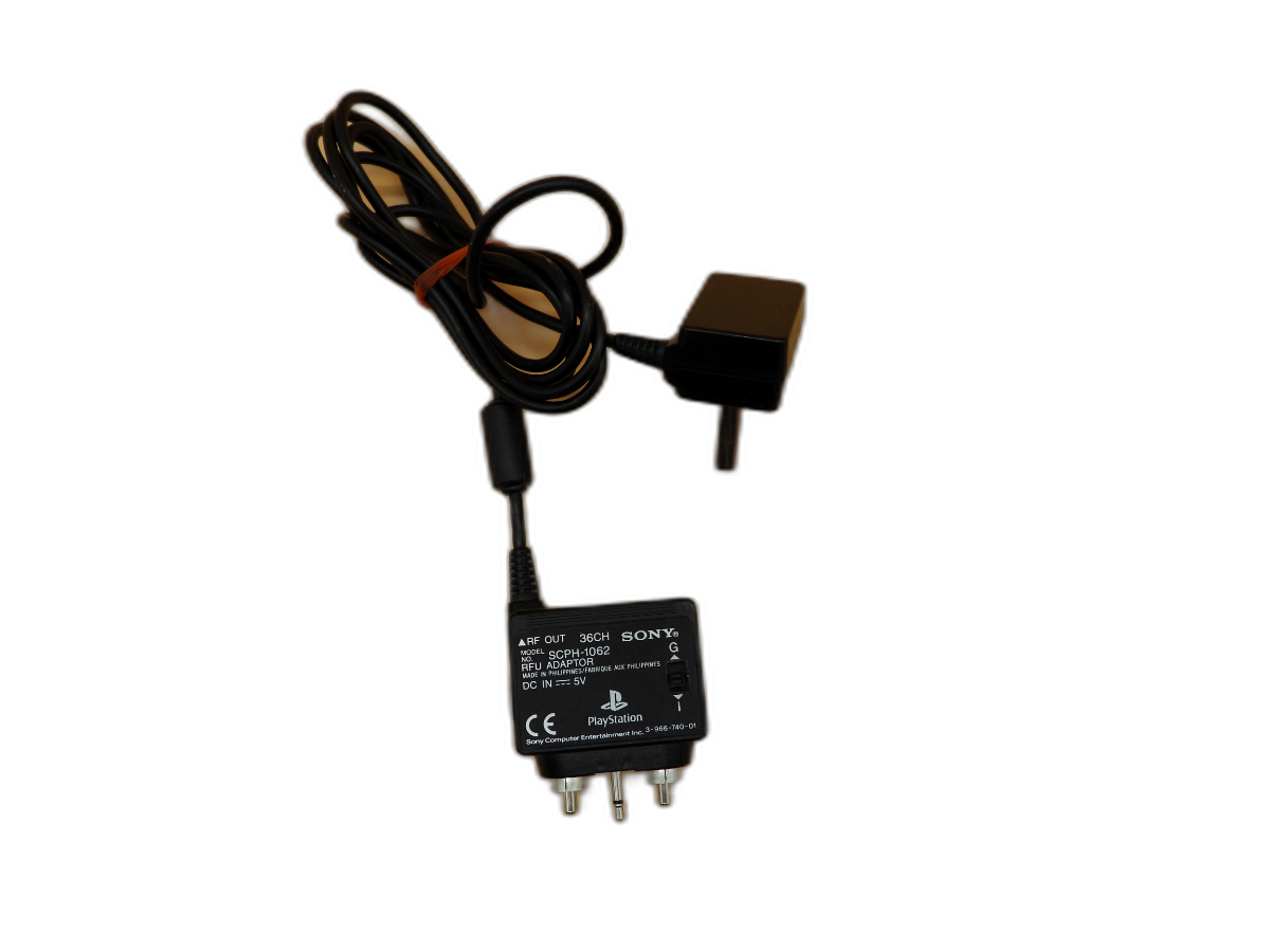 Sony PlayStation 1 / 2 PS1 / PS2 Scph 1062 Rfu Adaptor Cable Game