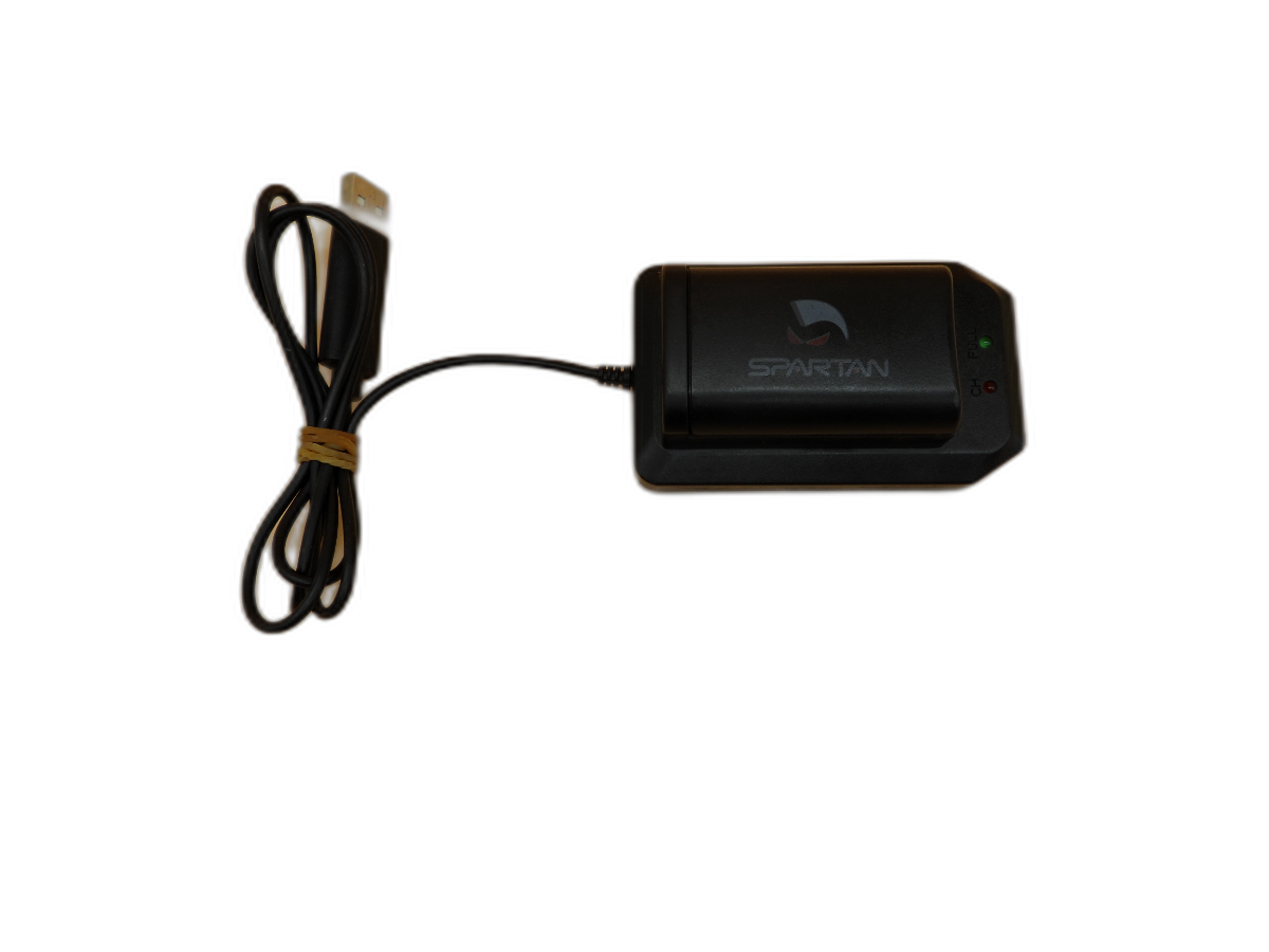 Spartan Xbox 360 Controller Battery Pack With Usb Charger Dock Game