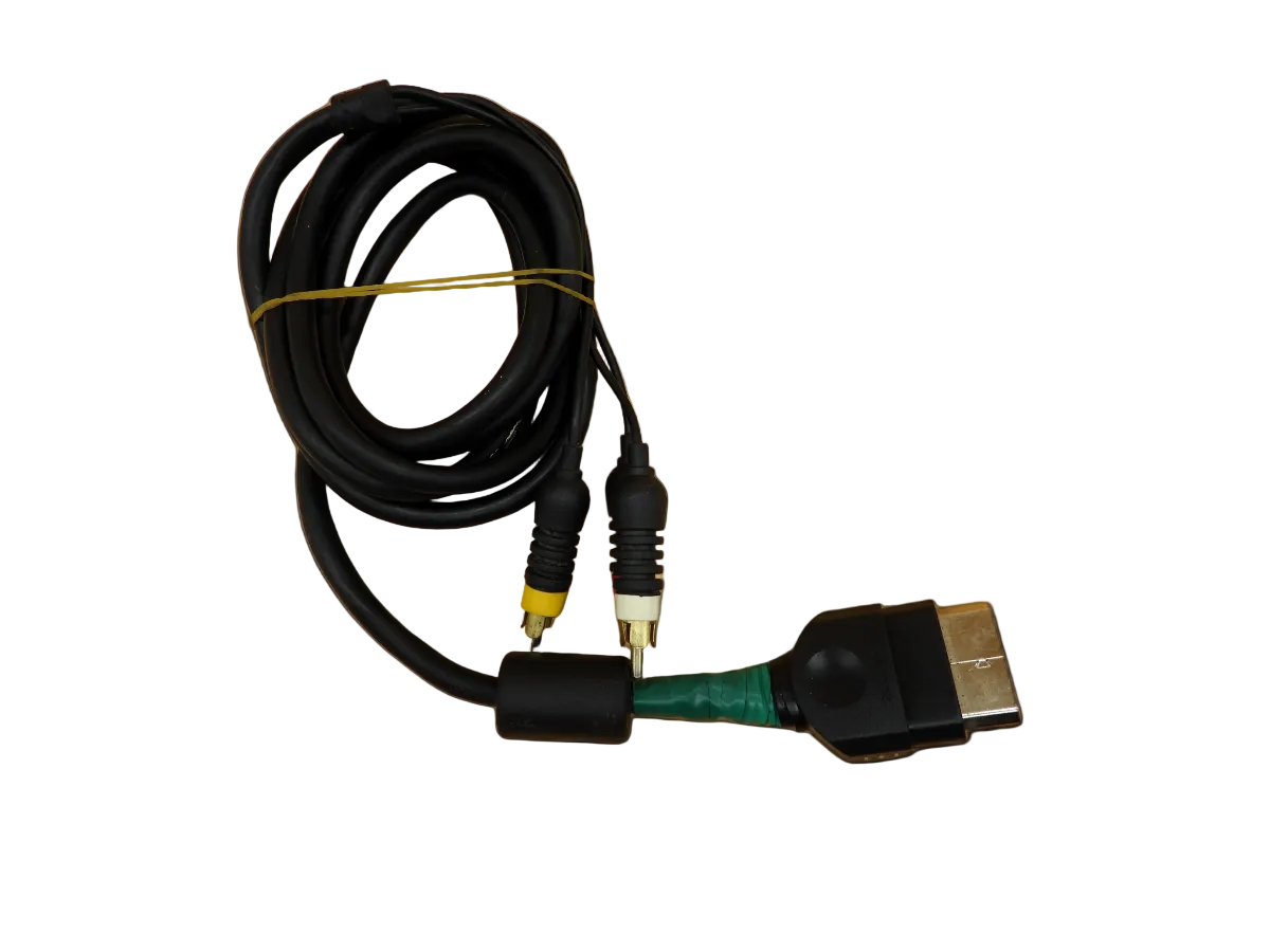 Microsoft Xbox Original Composite Av Cable Game DAMGED END 
