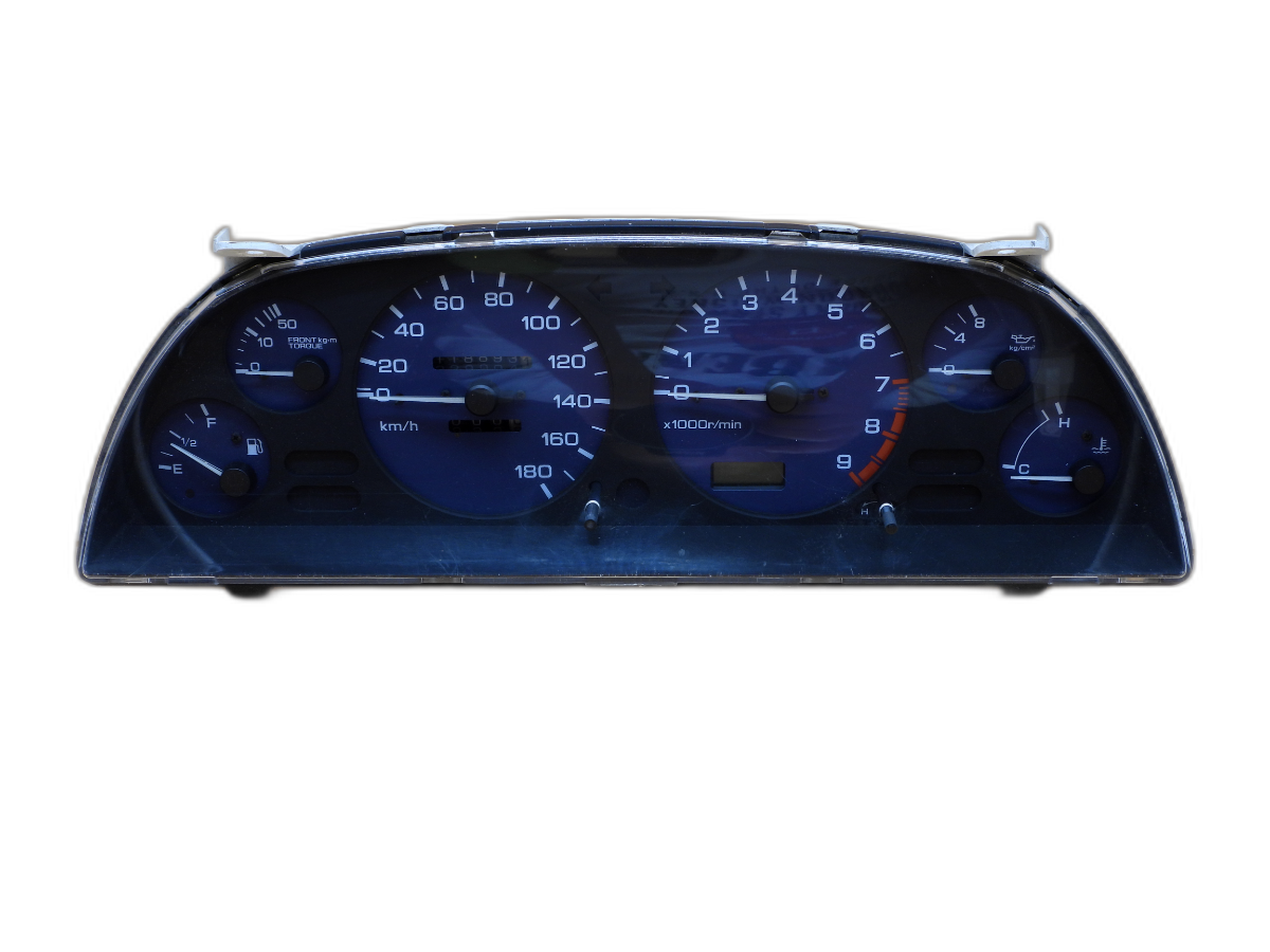 NISSAN SKYLINE R32 GTS4 TURBO MANUAL 1991 INSTRUMENT CLUSTER 118893,118 KMS