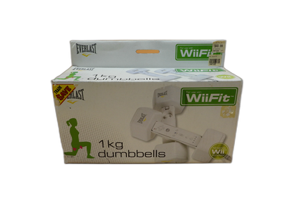 Nintendo Wii fit Everlast 1kg Dumbbells. Fitness. Exercise
