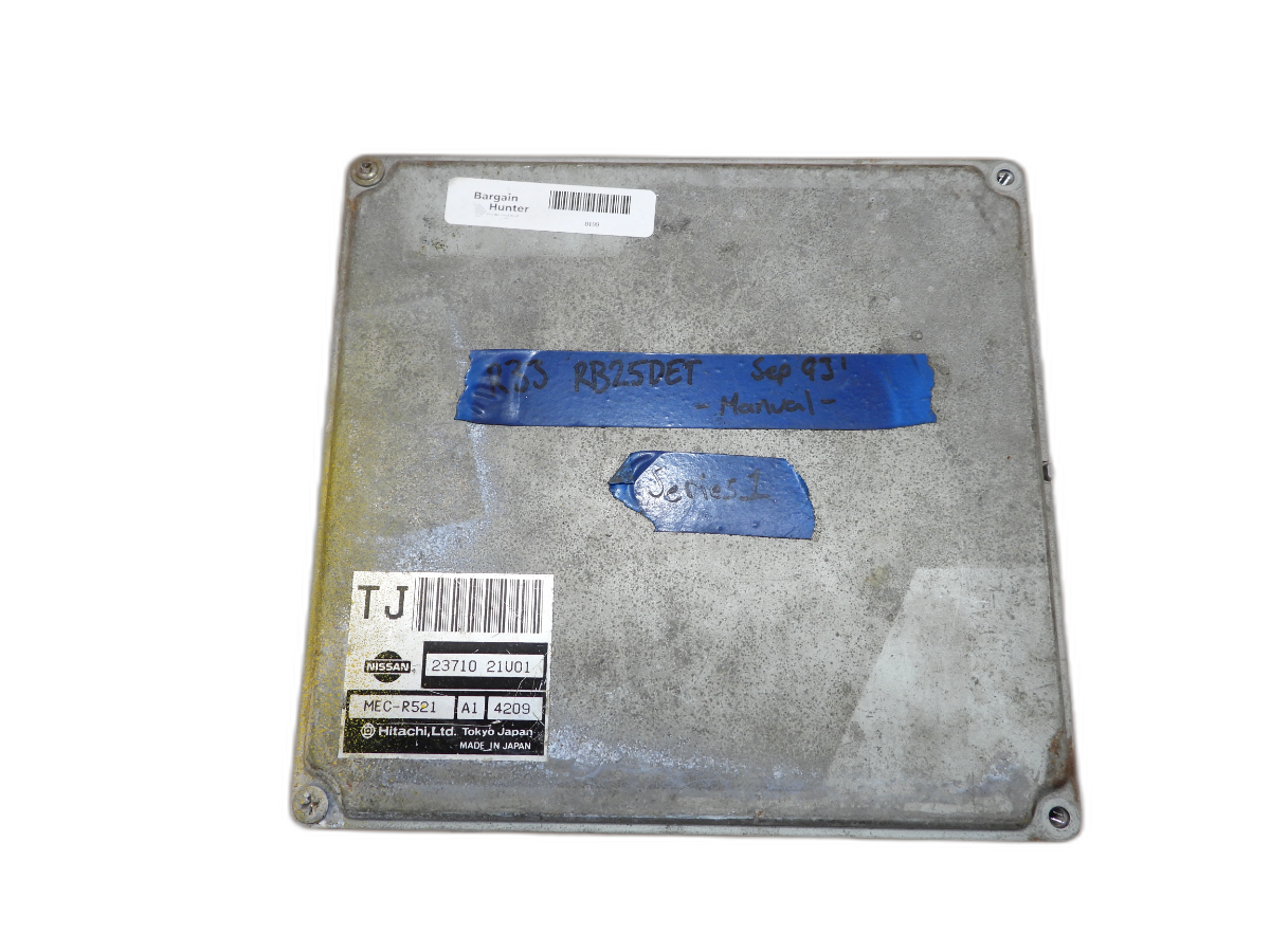 Nissan R33 Rb25det 1993 Manual Turbo ECU Mec R521 UNTESTED SOLD AS PARTS ONLY 