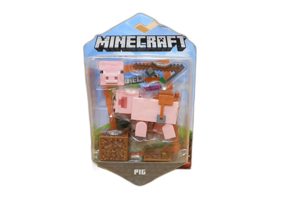 Mattel Minecraft Pig Figure 3" Toy