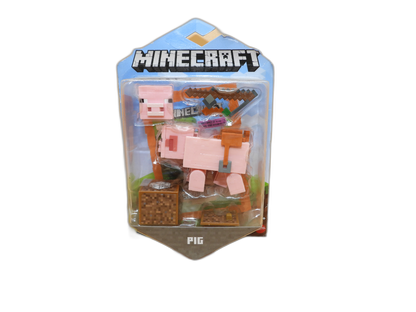 Mattel Minecraft Pig Figure 3" Toy