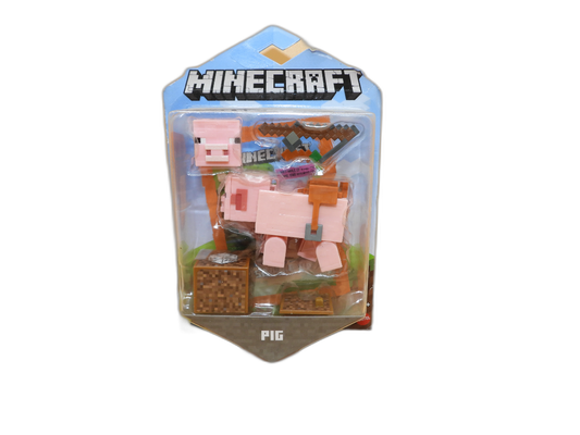 Mattel Minecraft Pig Figure 3" Toy