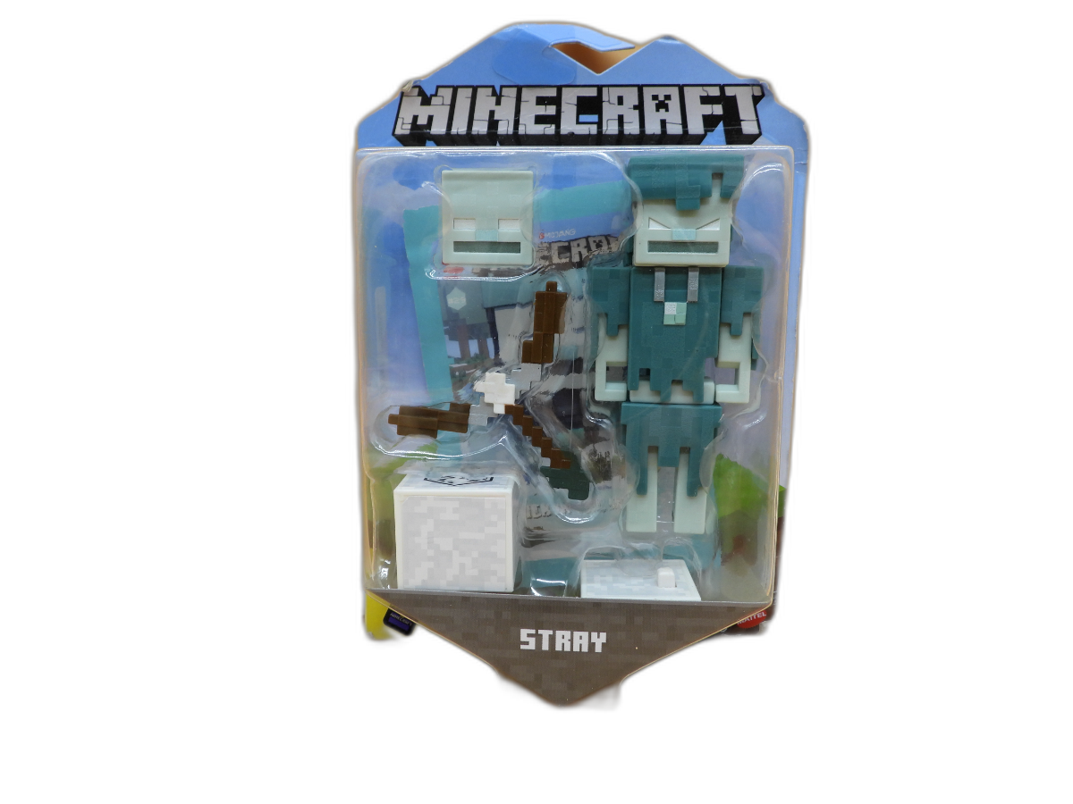 Mattel Minecraft Stray Figure With Bow and Bone