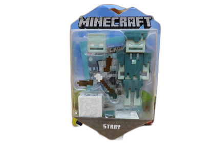 Mattel Minecraft Stray Figure With Bow and Bone