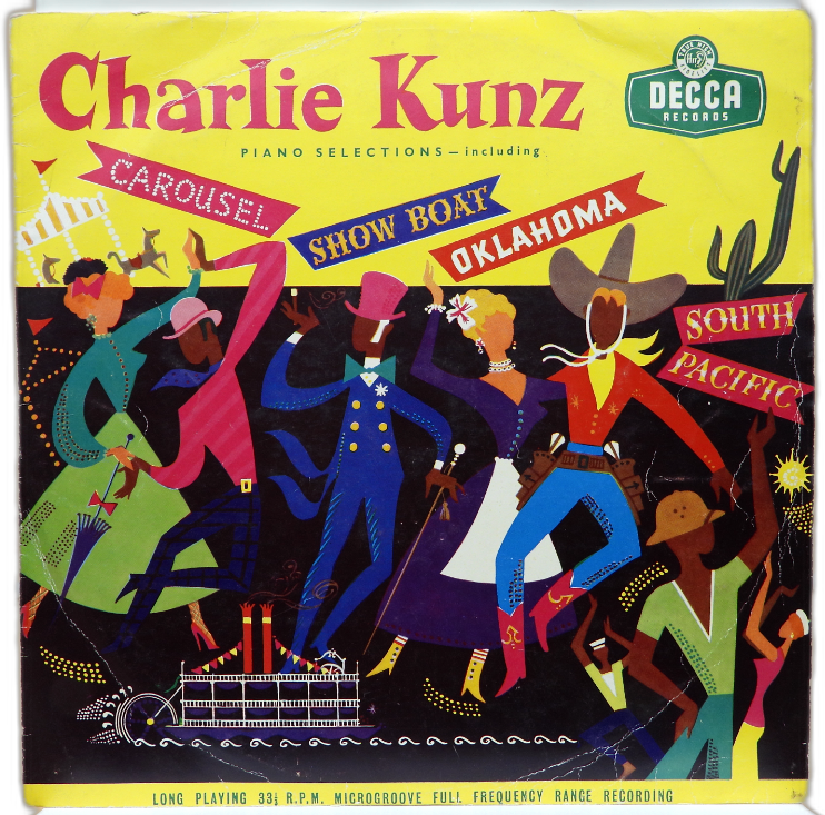 Charlie Kunz Piano Selections Vinyl Record Lka 4091 Decca