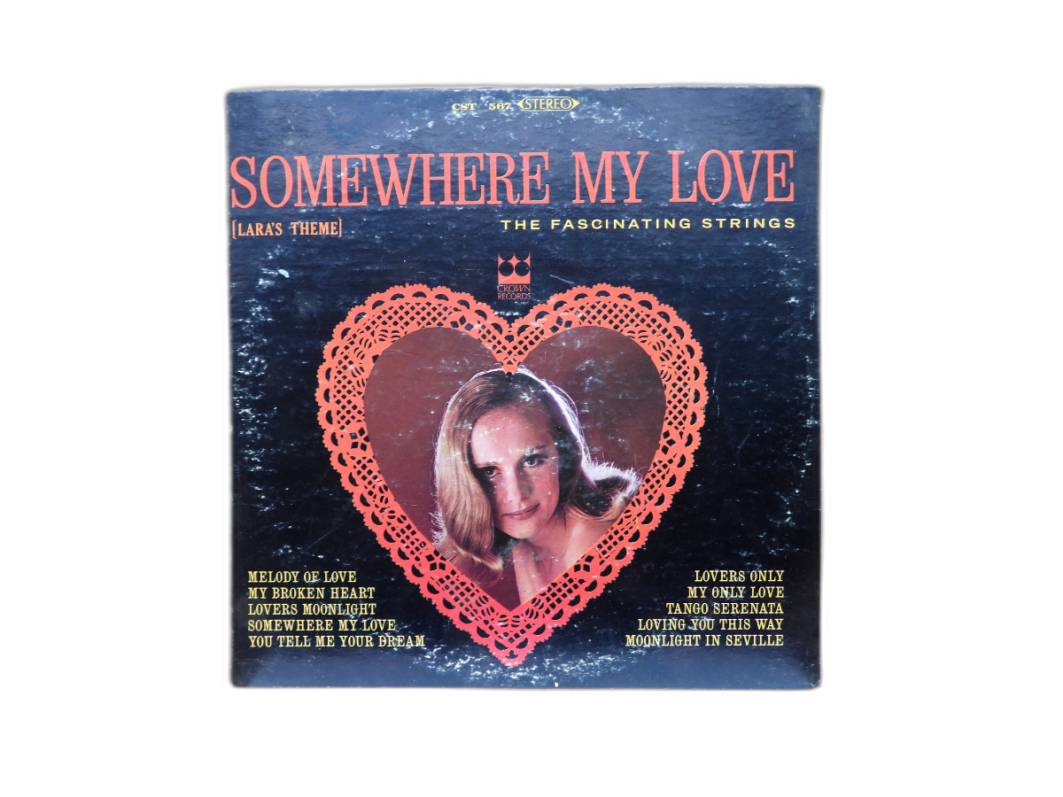The Fascinating Strings Somewhere My Love Lara's Theme Vinyl Lp Cst 567 Crown Re