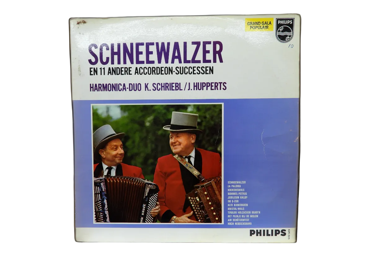 Schneewalzer En 11 Andere Accordeon Successen Vinyl Record Philips