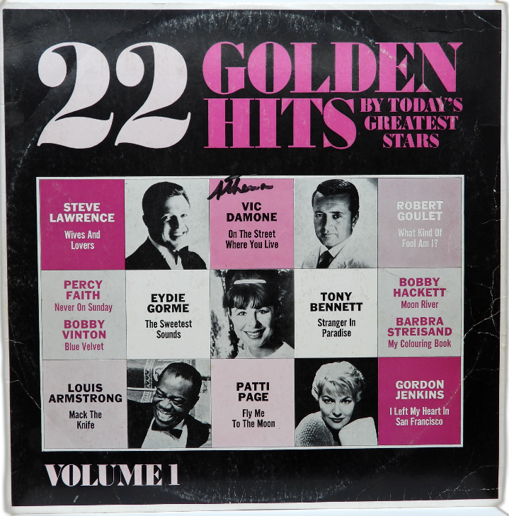 22 Golden Hits Volume 1 Vinyl Record Cbs Special Products