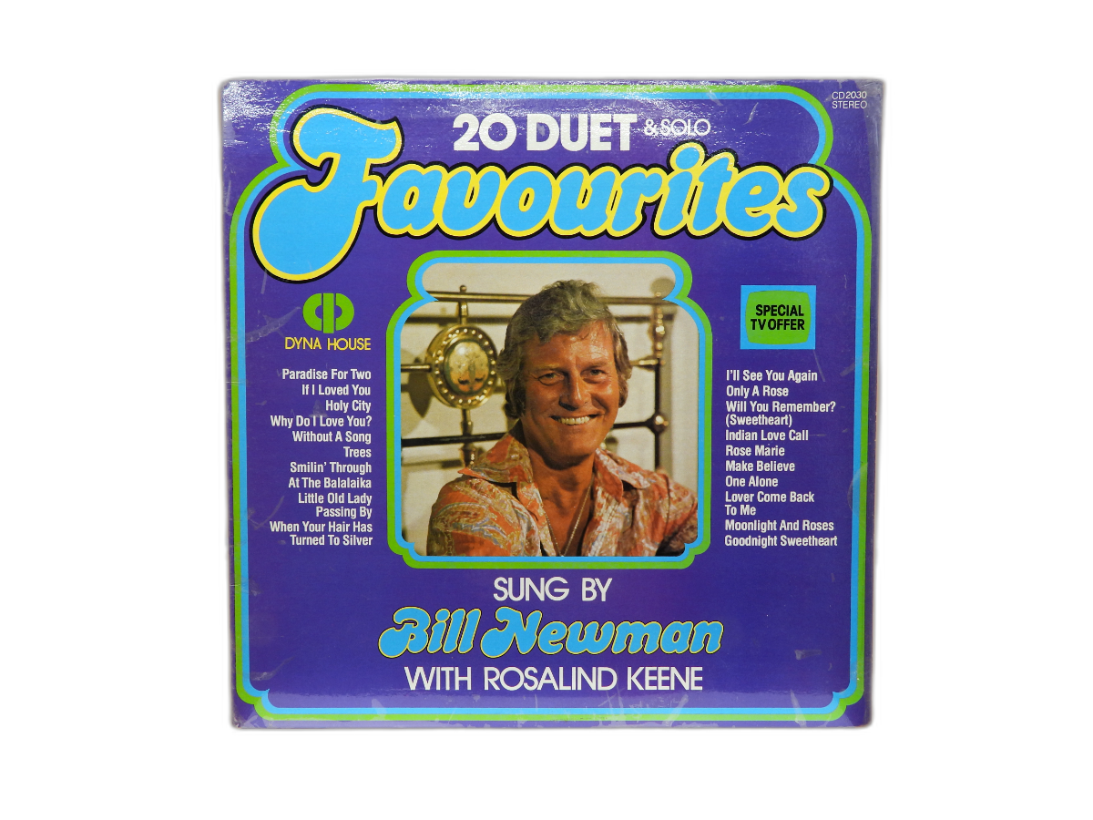 20 Duet & Solo Favourites Vinyl Record By Bill Newman & Rosalind Keene Dyna Hous