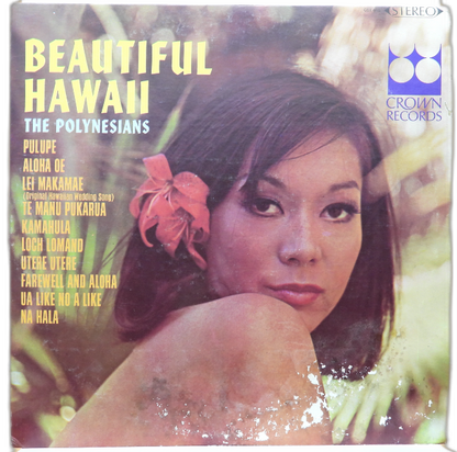 The Polynesians Beautiful Hawaii Lp Crown Records Cst 446