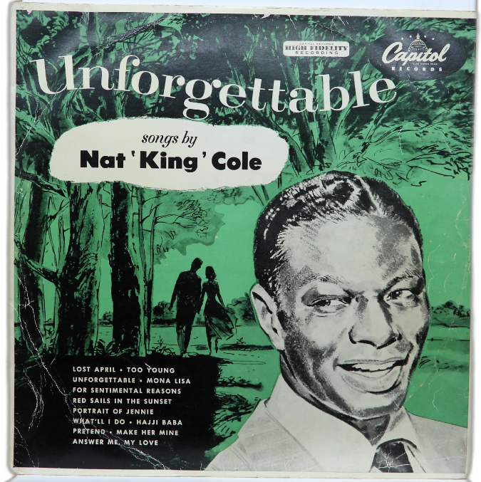 Nat King Cole Unforgettable Vinyl Record Capitol