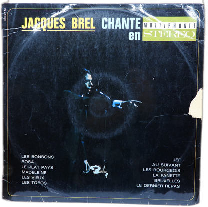 Jacques Brel Chante En Stereo Vinyl Lp Barclay Bb 97