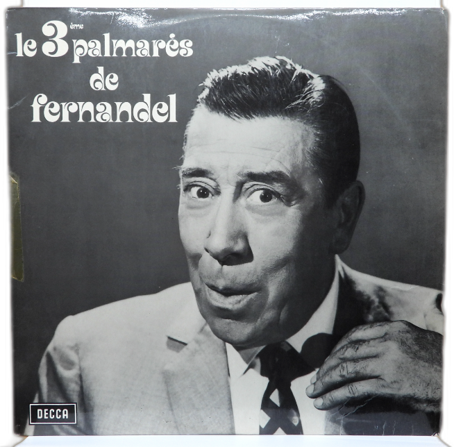 Le 3ème Palmares De Fernandel Vinyl Record Decca