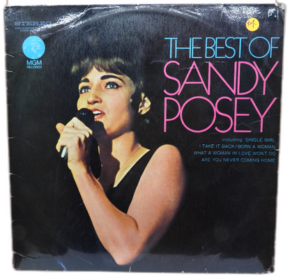 The Best of Sandy Posey Vinyl Record Se 4509 Mgm Records