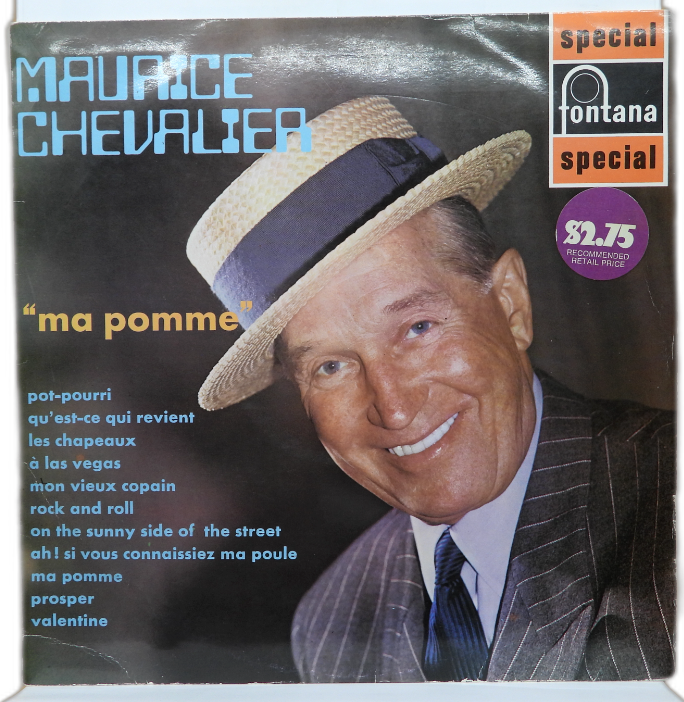 Maurice Chevalier Ma Pomme Vinyl Record Fontana