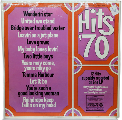 Various Artists 16 No 1's of the 70's Vinyl Lp Music For Pleasure