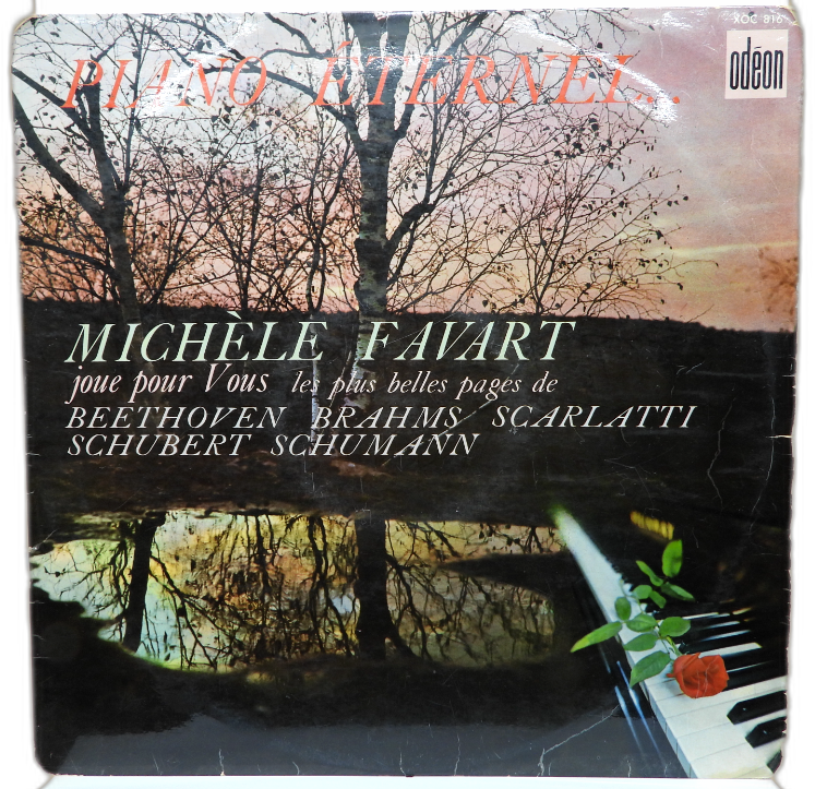 Piano Éternel Michèle Favart Vinyl Record Odéon Xoc 816