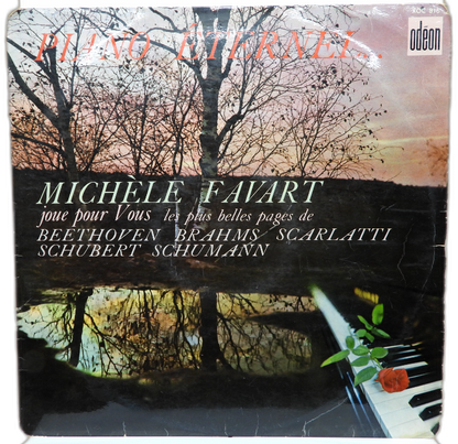Piano Éternel Michèle Favart Vinyl Record Odéon Xoc 816