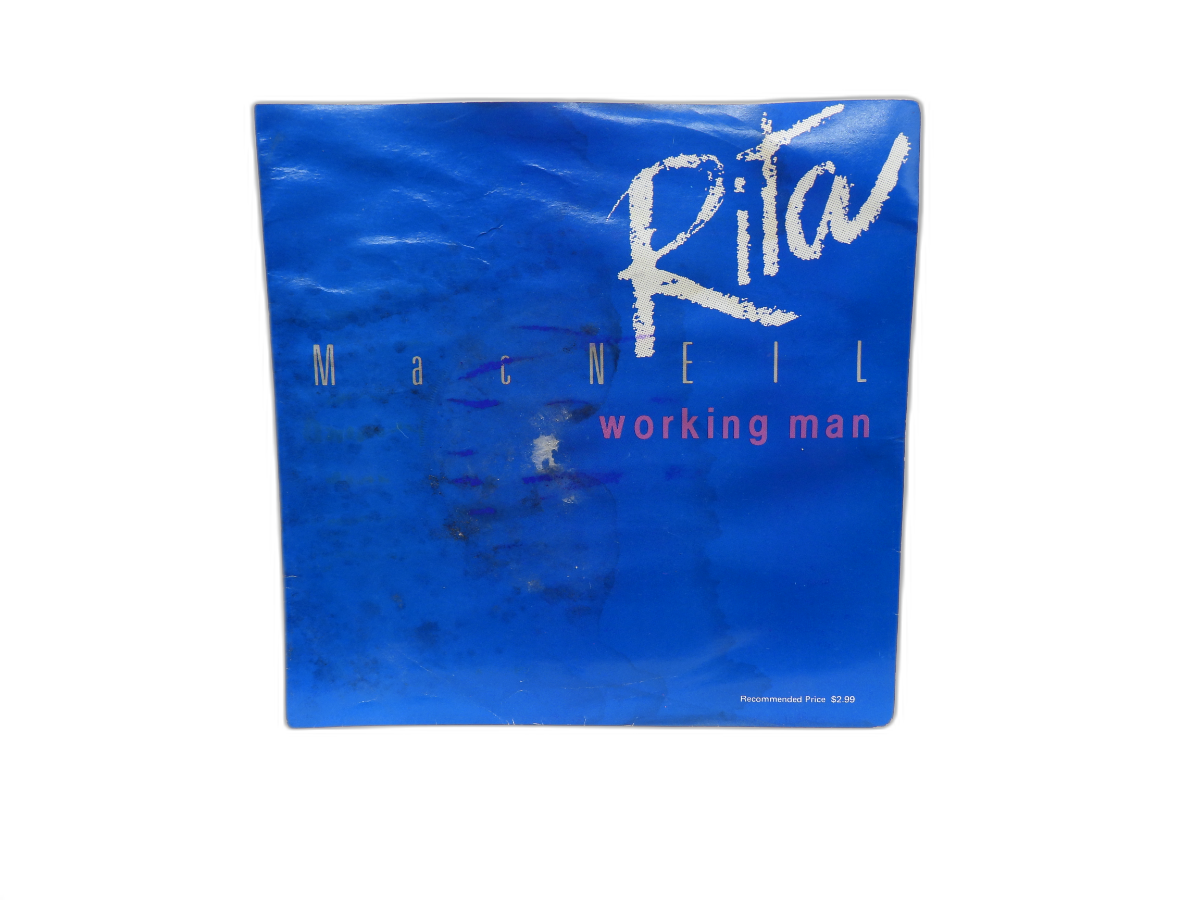Rita Macneil 7 Inch Vinyl 45 Rpm Man / Two Steps From Broken A&m Records