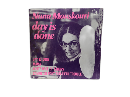 Day Is Done 45 Rpm Vinyl By Nana Mouskouri Fontana