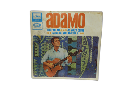 Adamo Inch' Allah 45 Rpm Ep Vinyl Record His Master's Voice