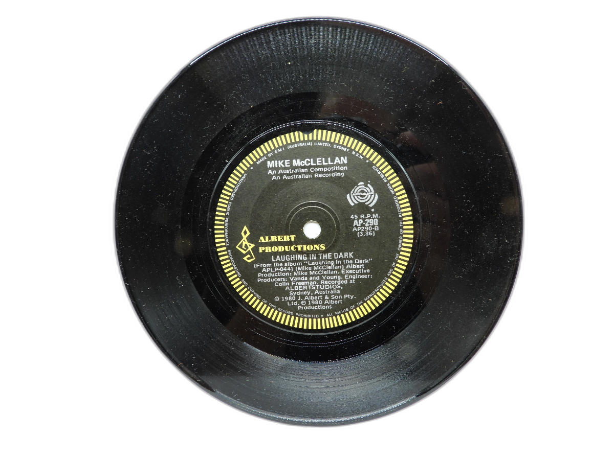 Mike Mcclellan the One I Love / Laughing in the Dark 45 Rpm Vinyl Single Albert
