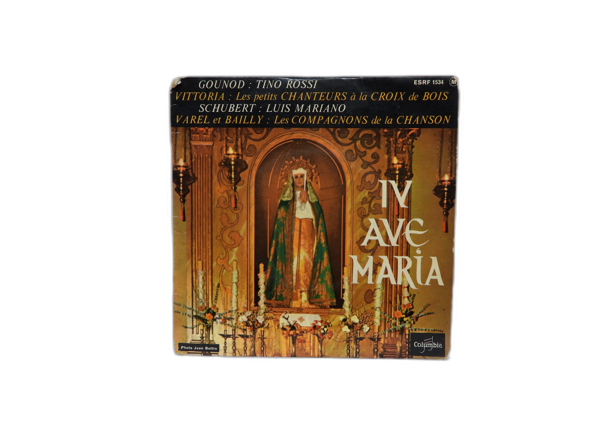 4 Ave Maria Columbia 45 Rpm Vinyl Record Esrf 1534