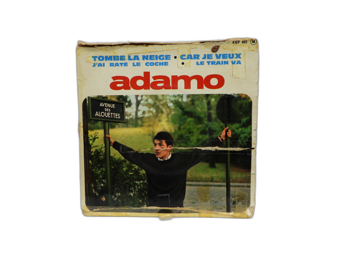 Adamo 45 Rpm Vinyl Record Pathé Marconi 7 Egf 683