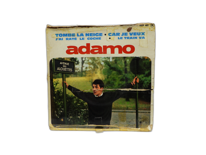 Adamo 45 Rpm Vinyl Record Pathé Marconi 7 Egf 683