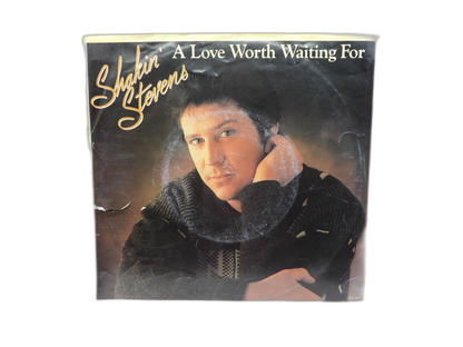 Shakin' Stevens 7 Inch Vinyl 45 Rpm a Love Worth Waiting for / As Long As Epic