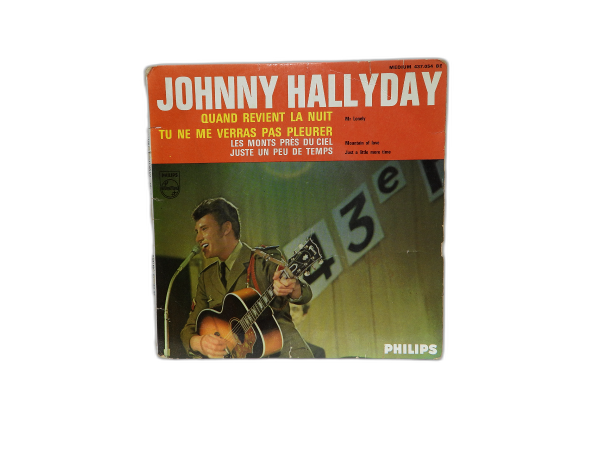 Johnny Hallyday Quand Revient La Nuit 45 Rpm Vinyl Record Philips