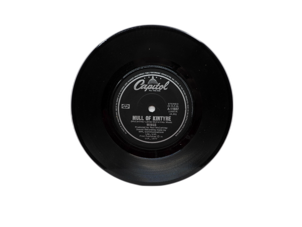 Wings Mull of Kintyre / Girl's School 7" Vinyl Single Capitol