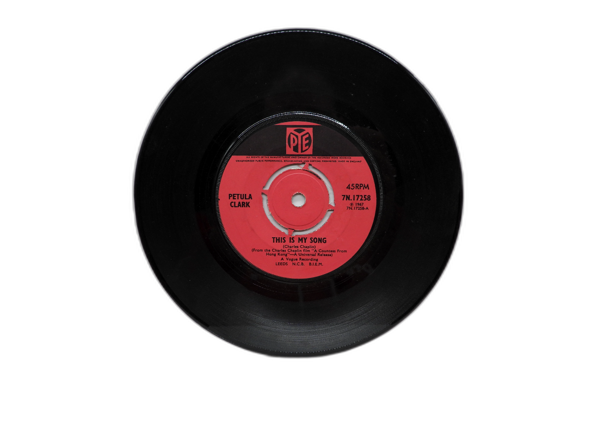 Petula Clark This Is My Song / the Show Is Over 7" Vinyl Single 45 Rpm Pye