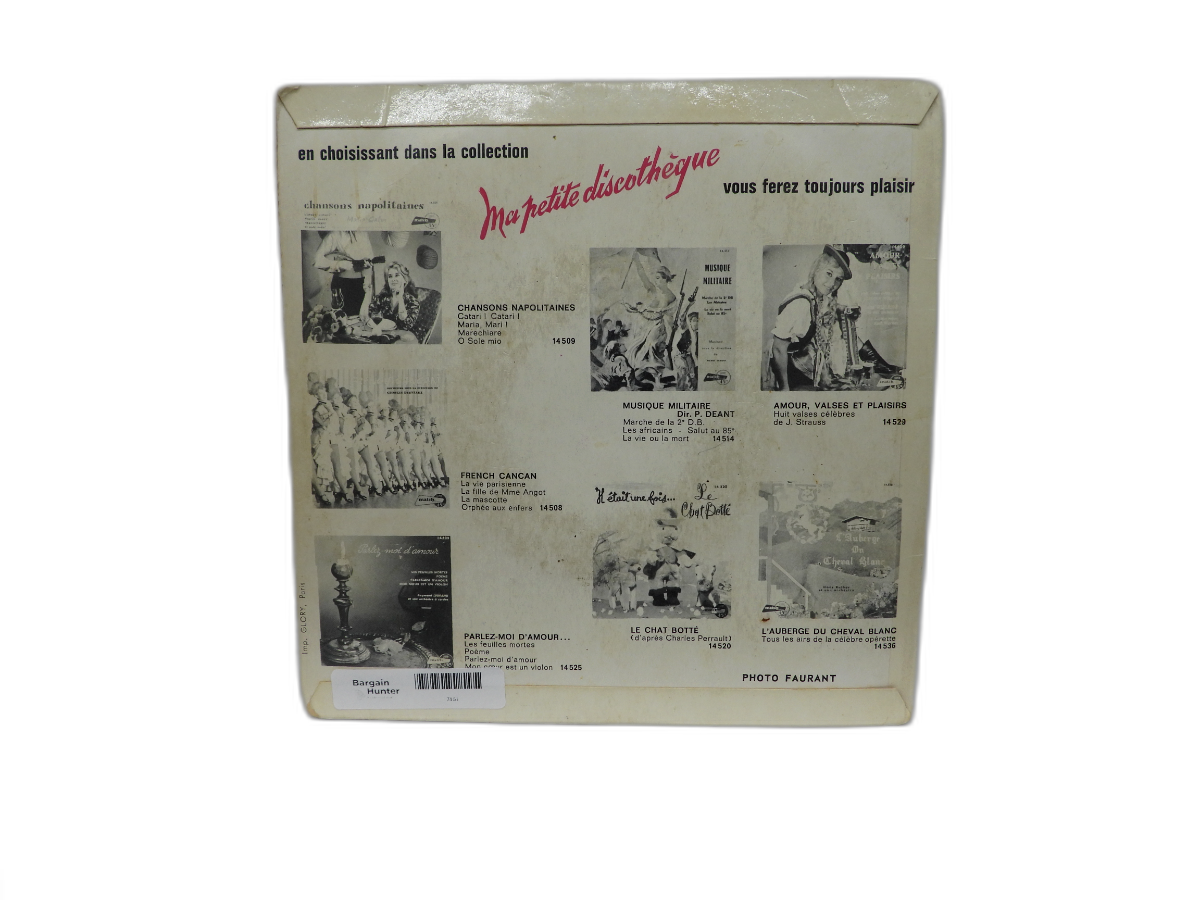 Chansons Napolitaines 45 Rpm Vinyl By Mario Calvi Match Records