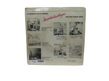 Chansons Napolitaines 45 Rpm Vinyl By Mario Calvi Match Records