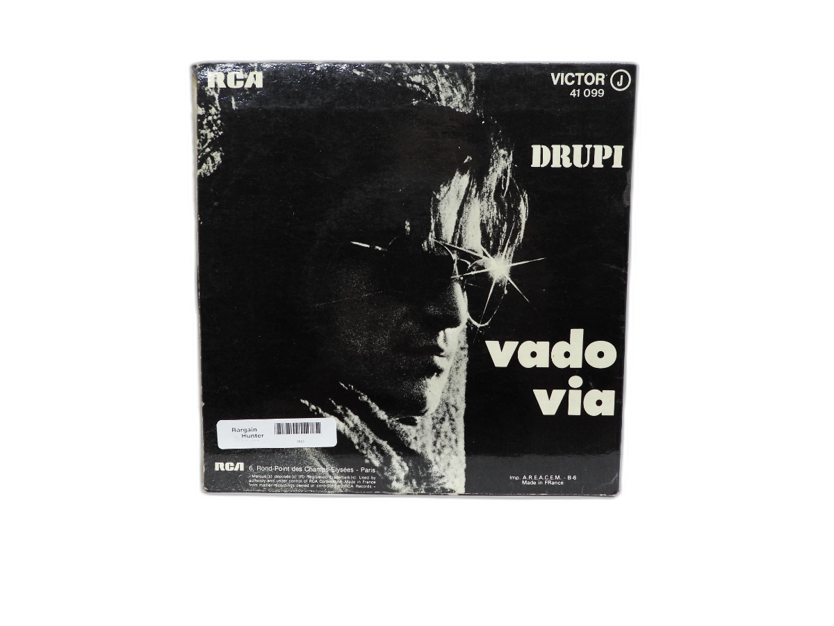 Vado Via 7 Inch Vinyl 45 Rpm By Drupi Rca Victor