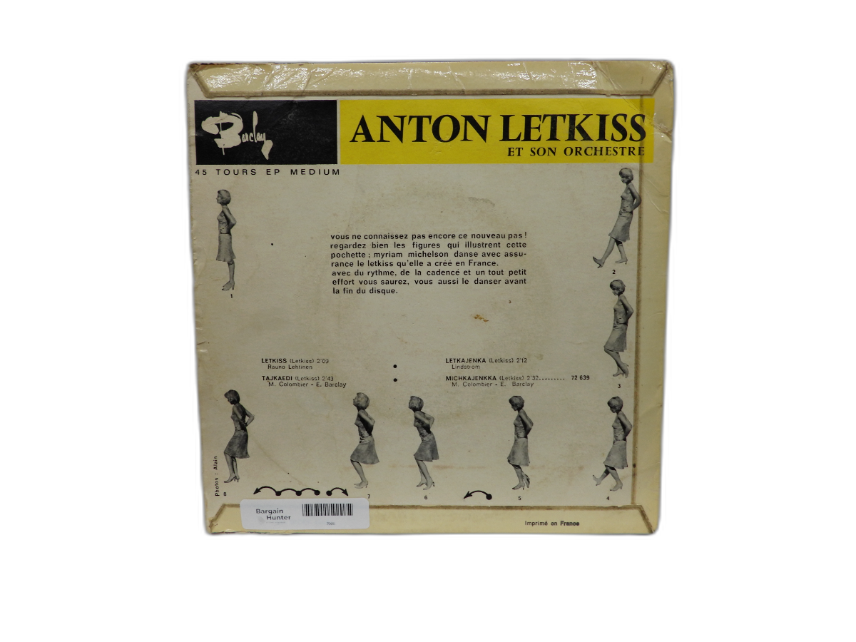 Anton Letkiss 45 Rpm Vinyl Record Barclay 72639