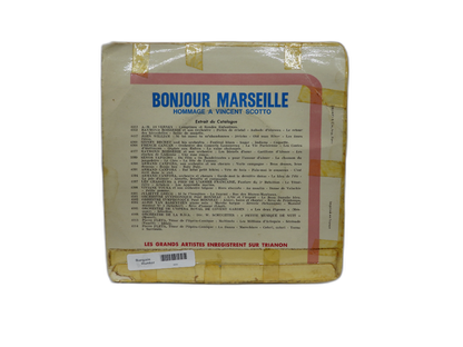 Bonjour Marseille Hommage a Vincent Scotto Vinyl Record 45 Rpm Trianon