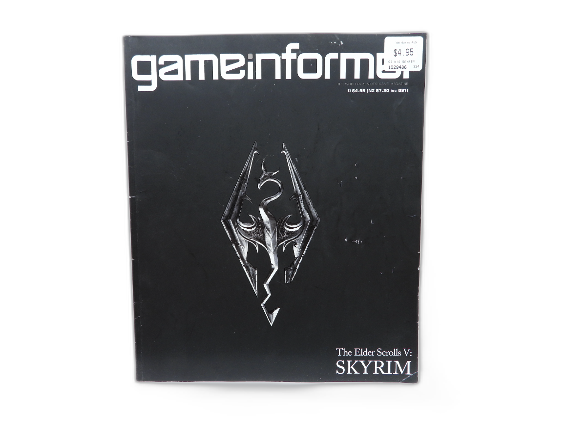 Game Informer Magazine Issue 14 Skyrim the Elder Scrolls V