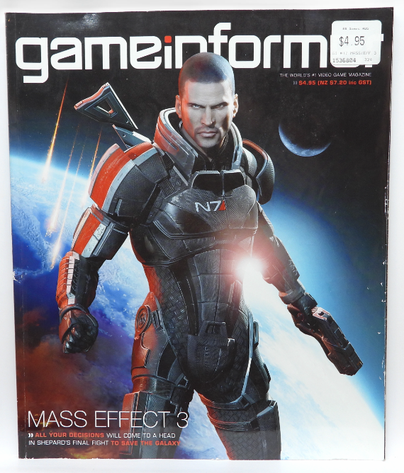 Game Informer Magazine Issue 17 Mass Effect 3 Cover