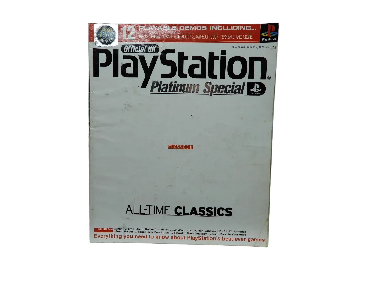 Official Uk Playstation Platinum Special Magazine Game