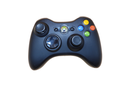 Black Microsoft Xbox 360 Wireless Controller Game