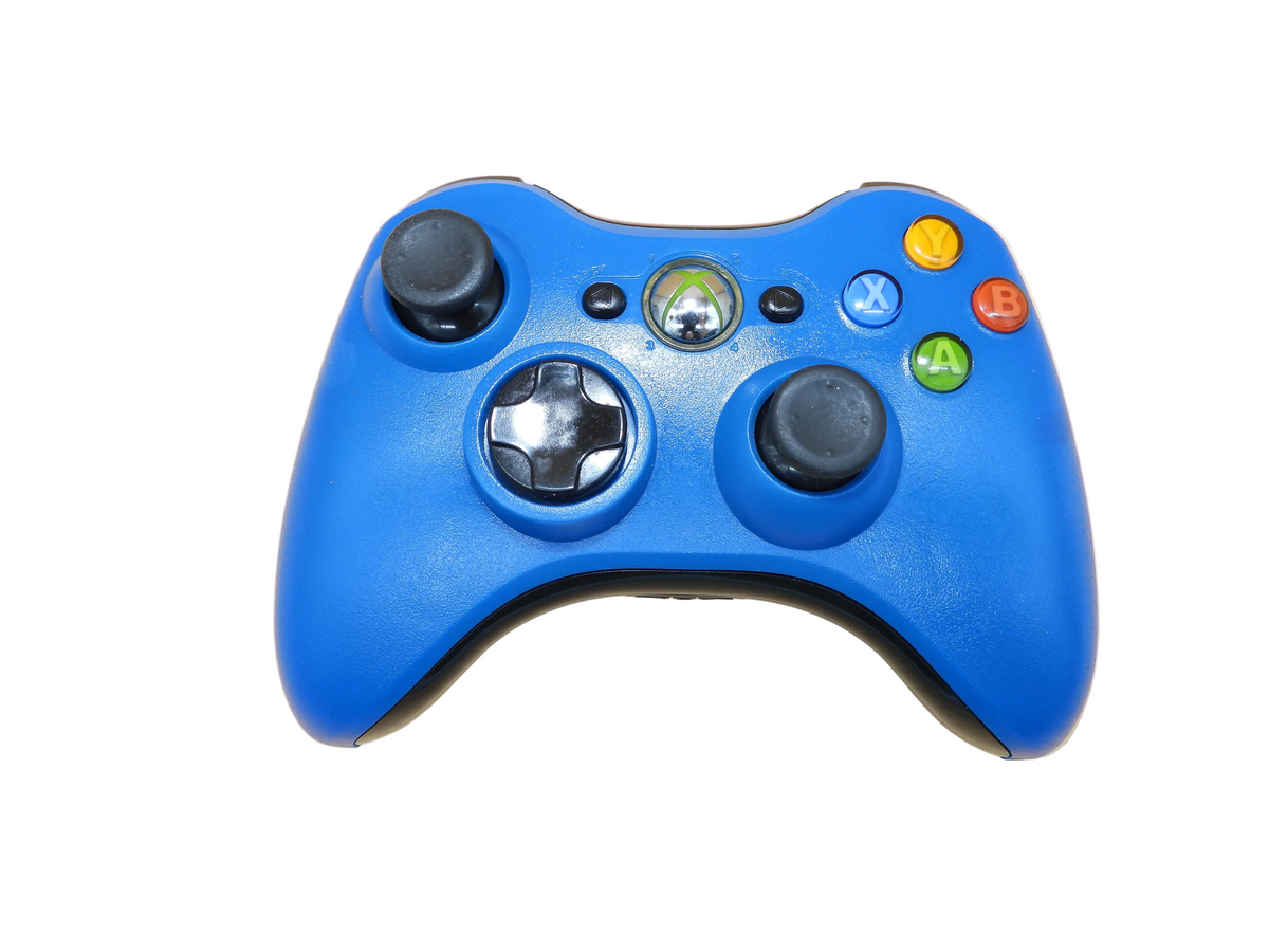Xbox 360 Wireless Controller Blue Microsoft Game