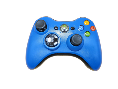 Xbox 360 Wireless Controller Blue Microsoft Game