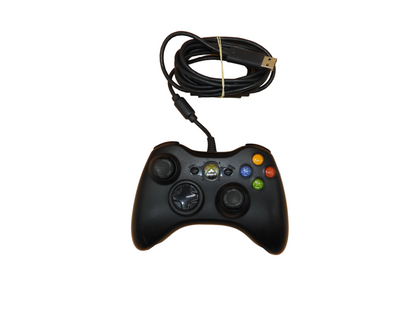Microsoft Xbox 360 Black Wired Controller Game