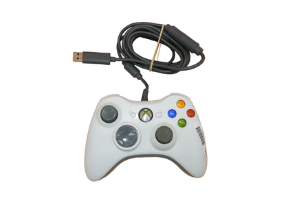 Wired White Xbox 360 Controller Microsoft Game